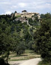 Castello di Monte Vibiano Vecchio Veduta - Foto George Tatge